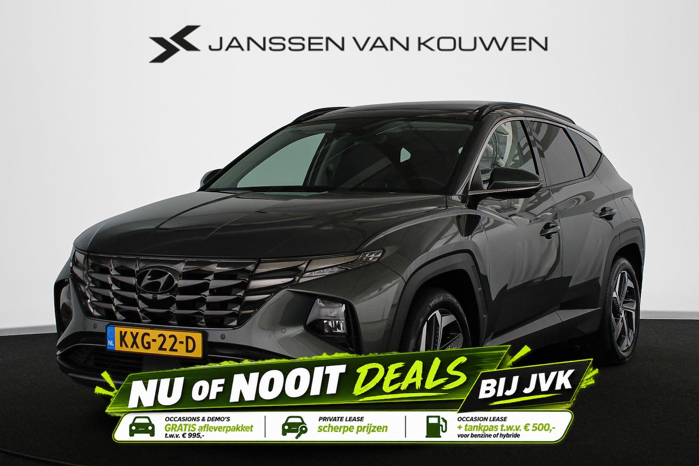 Hyundai Tucson - 1.6 T-GDI PHEV Premium Sky 4WD Pano Leder Stoelventilatie Stuur/Stoelverwarming Krell - AutoWereld.nl
