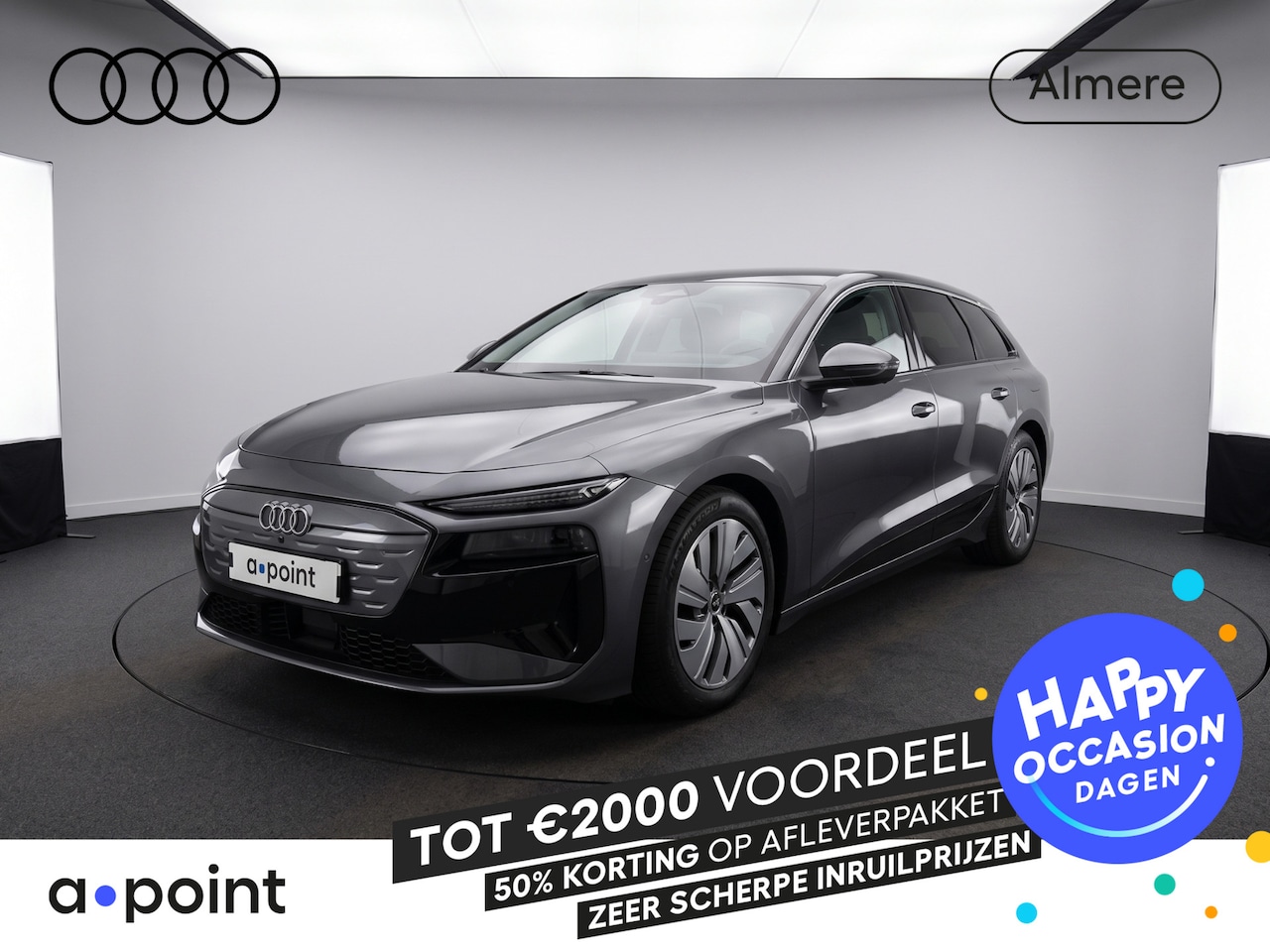 Audi A6 Avant e-tron - Advanced edition 83 kWh 286 pk | SOH 92,64% | Luchtvering | Navigatie | Warmtepomp | Trek - AutoWereld.nl