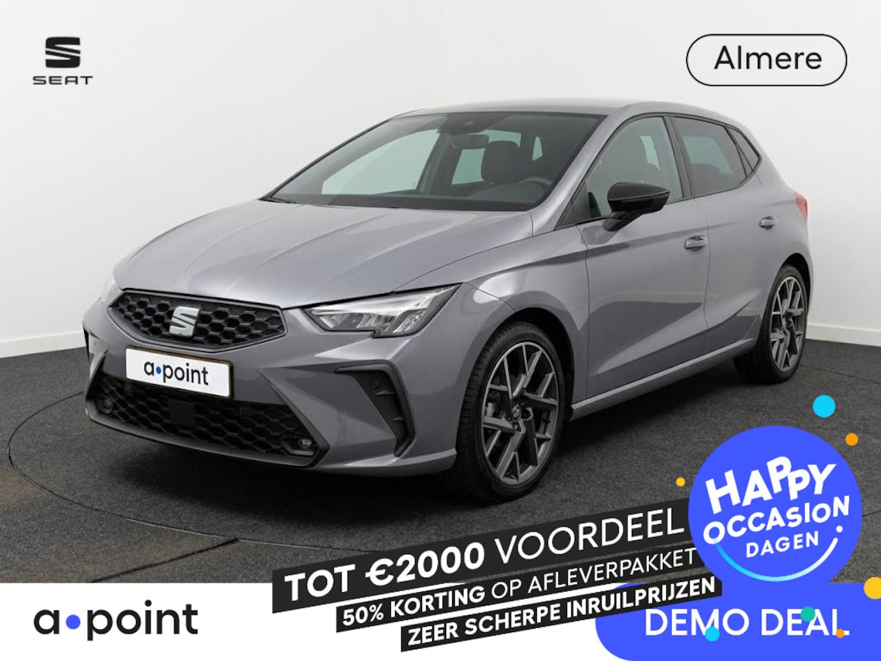 SEAT Ibiza - 1.0 EcoTSI FR Business Connect 95pk | Navigatie via App | Parkeercamera | Verlengde garant - AutoWereld.nl