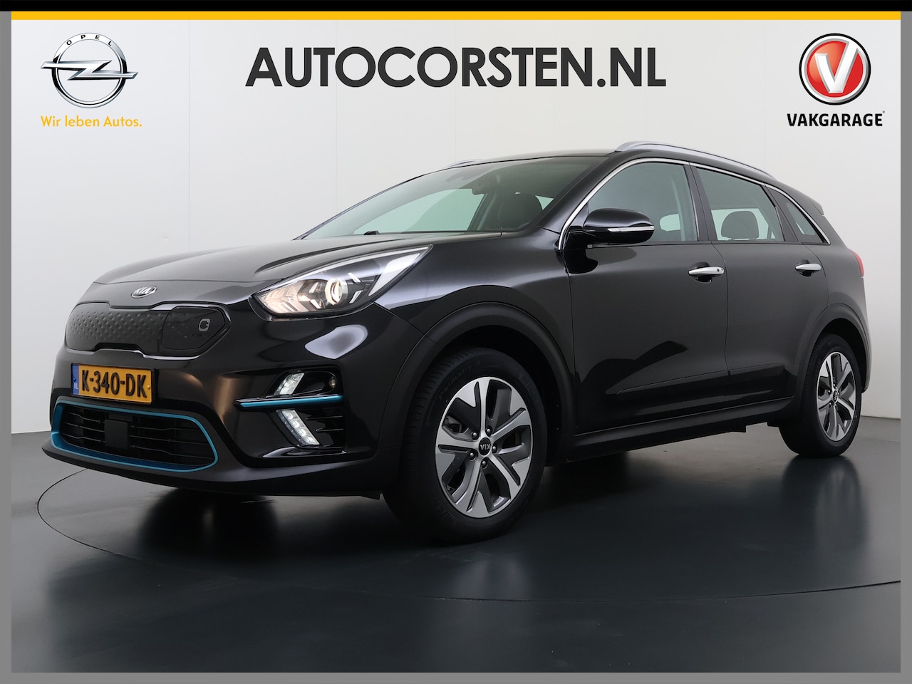 Kia e-Niro - DynamicLine 64kWh 204PK Warmtepomp SOH 98% Camera Adap.Cruise Stoel+Stuurverwarming Navi E - AutoWereld.nl