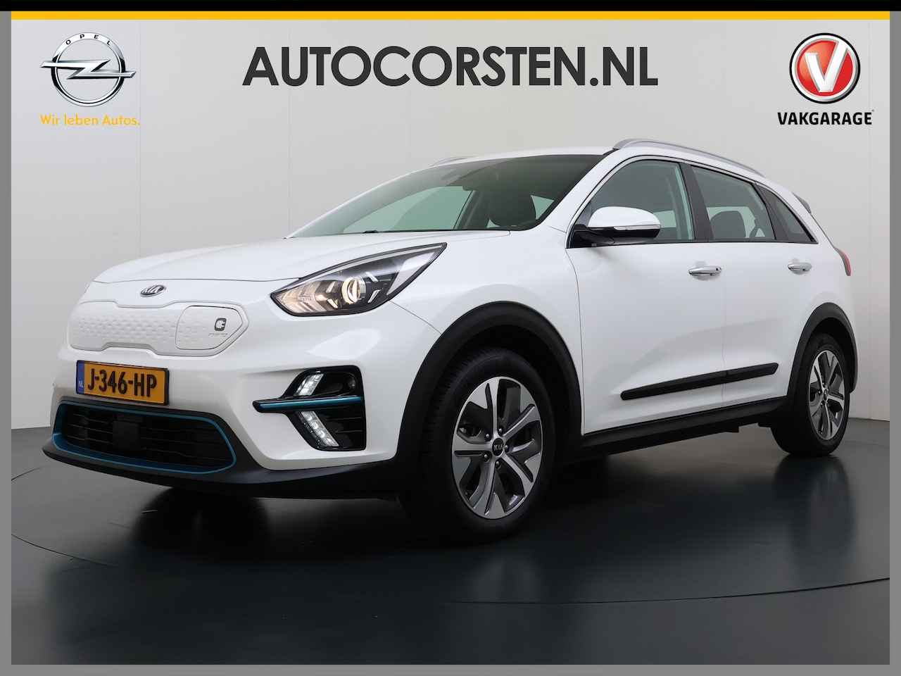Kia e-Niro - DynamicLine 64kWh 204PK Warmtepomp SOH 98% Camera Adap.Cruise Stoel+Stuurverwarming Navi E - AutoWereld.nl