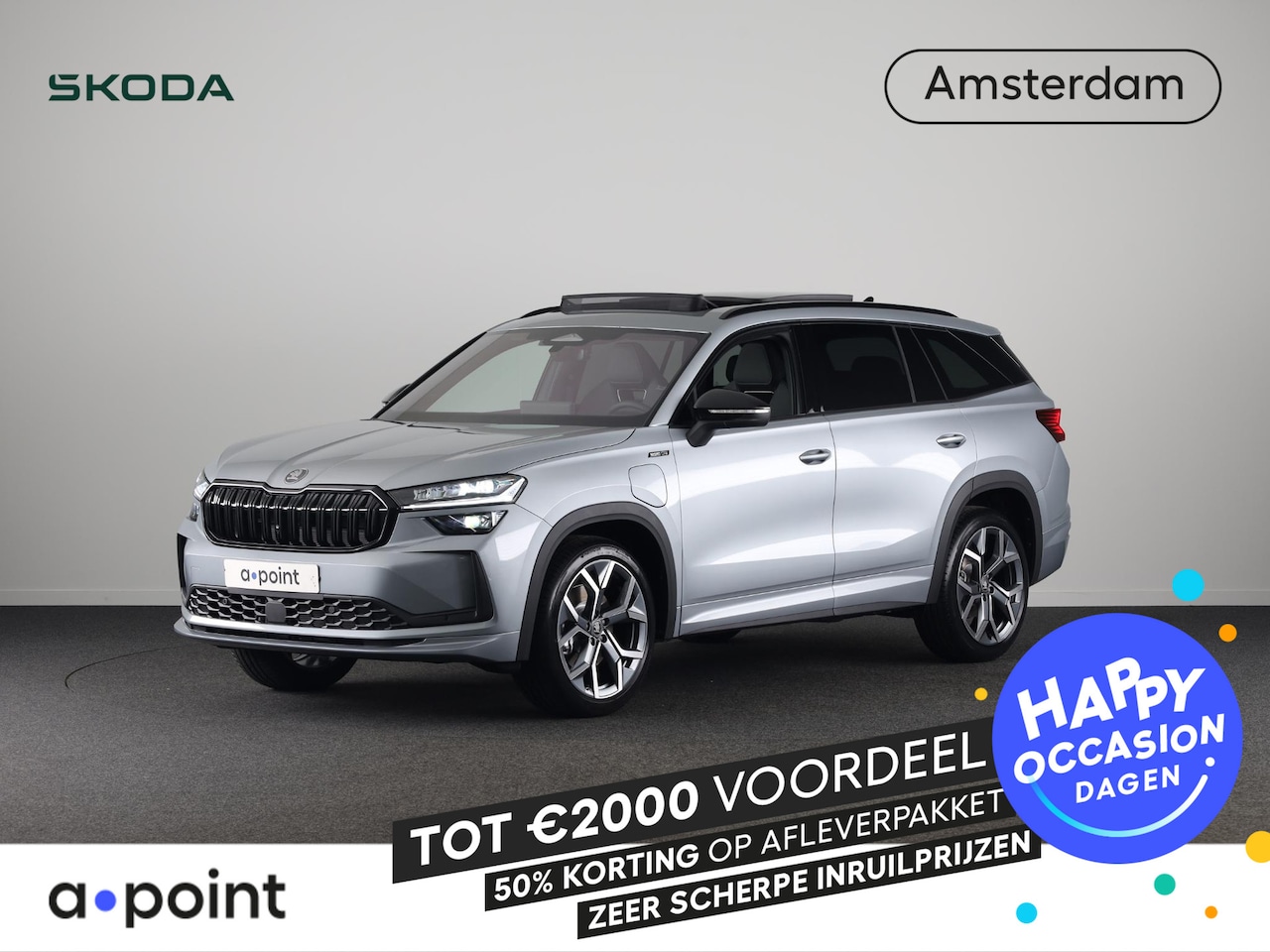 Skoda Kodiaq - Sportline Business PHEV 1.5 TSI 204pk DSG | Panoramadak | Wegklapbare trekhaak | 20 inch l - AutoWereld.nl