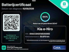 Kia e-Niro - DynamicPlusLine 64 kWh 100% SOH WARMTEPOMP OPEN DAK