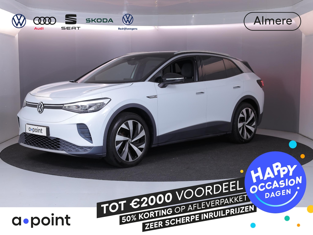 Volkswagen ID.4 - Pro 77 kWh 204 pk | Navigatie | Warmtepomp | Trekhaak (wegklapbaar) | Parkeersensoren | Ac - AutoWereld.nl