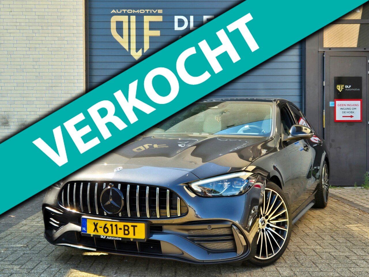 Mercedes-Benz C-klasse - 180 AMG Line | Burmester | Wit leder | Pano - AutoWereld.nl