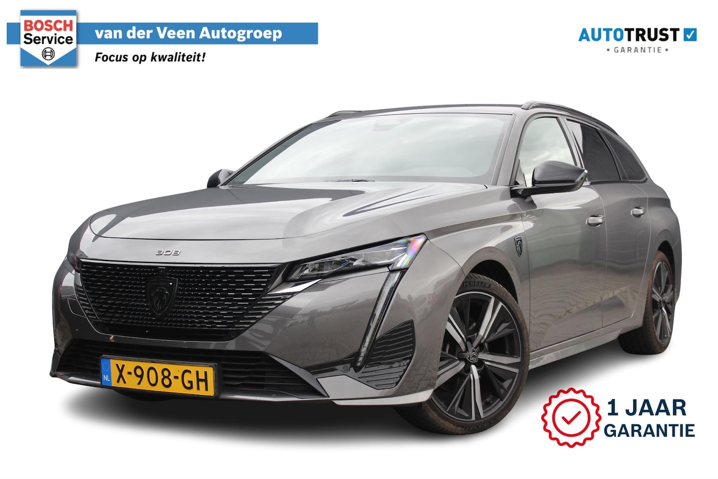 Peugeot 308 SW - 1.2 PureTech GT | Incl. 12 maanden garantie | Adaptieve cruise control | Climate control | - AutoWereld.nl