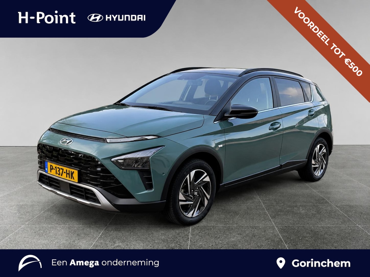 Hyundai Bayon - Premium 1.0 T-GDI 100pk | TWO-TONE | CAMERA | NAVI | APPLE CARPLAY / ANDROID AUTO | STOEL - AutoWereld.nl