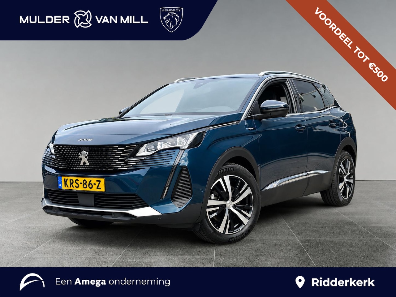 Peugeot 3008 - GT 1.6 HYbrid4 PHEV 300pk 4x4 e-EAT8 | NIGHTVISION | LEDER/STOF | STOELVERW. | 180° CAMERA - AutoWereld.nl