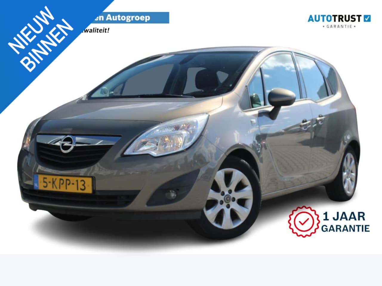Opel Meriva - 1.4 Turbo Berlin | Airco | Cruise control | Regensensor | Elektrische ramen | Lichtmetalen - AutoWereld.nl