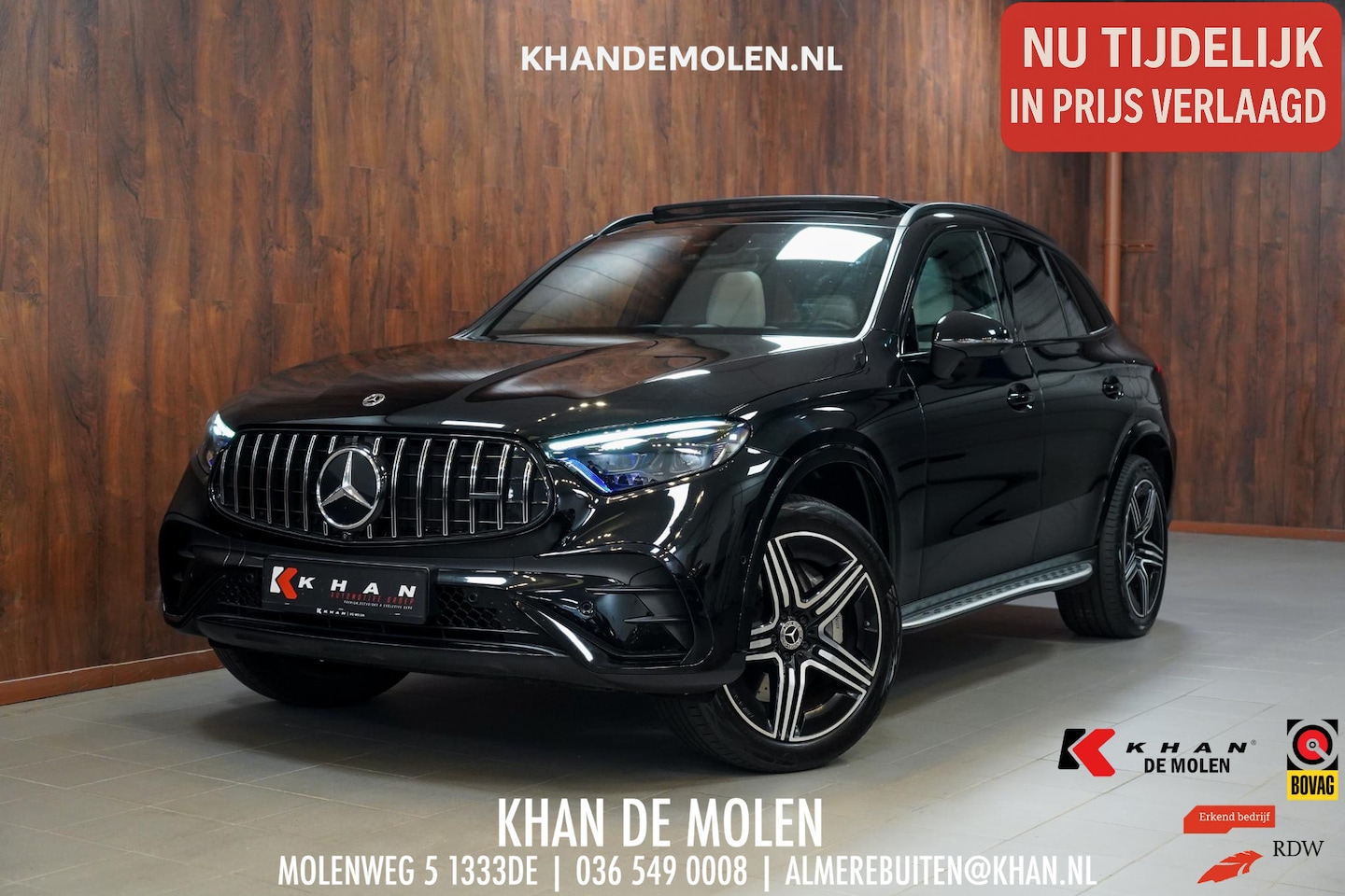 Mercedes-Benz GLC-klasse - 400e 4MATIC AMG Line Pano|Trekhaak|Memory|Burmester|360 camera| - AutoWereld.nl
