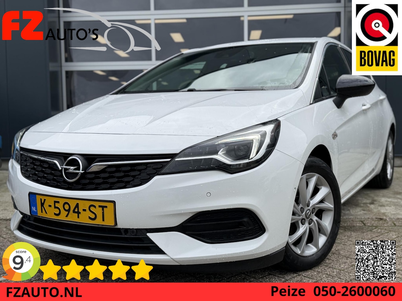 Opel Astra - 1.2 Elegance - Navigatie - Climate Control - Apple Carplay/Android Auto - Trekhaak - AutoWereld.nl
