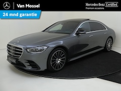 Mercedes-Benz S-klasse - 580 e Lang / AMG/ 20 inch/ Night/ Aug. Reality Head Up/ Rear Plus Pack/ Burmester 3D/