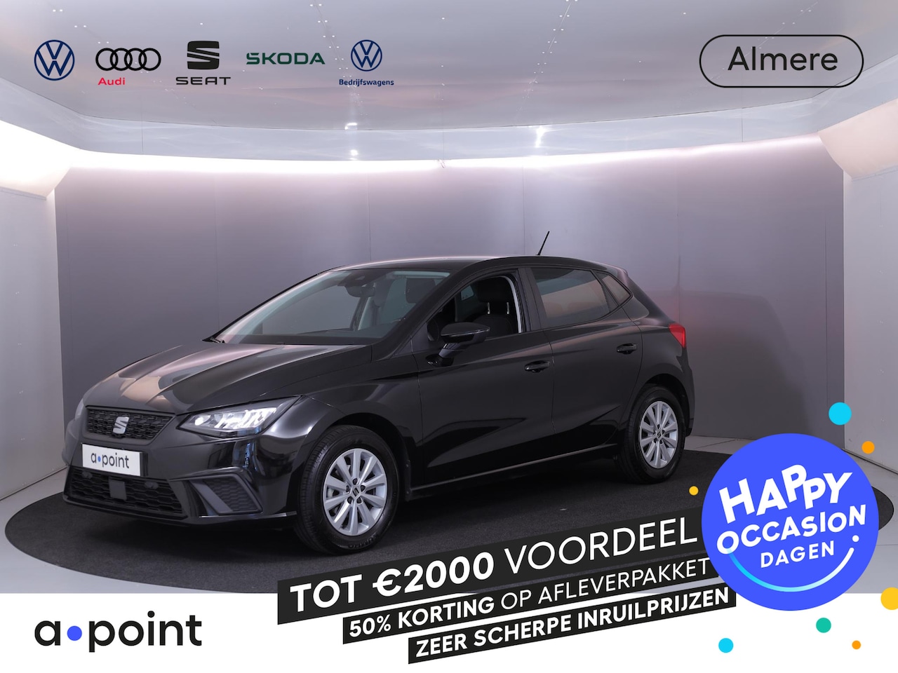 SEAT Ibiza - 1.0 EcoTSI Style Business Connect 95 pk | Verlengde garantie | Navigatie via App | Parkeer - AutoWereld.nl