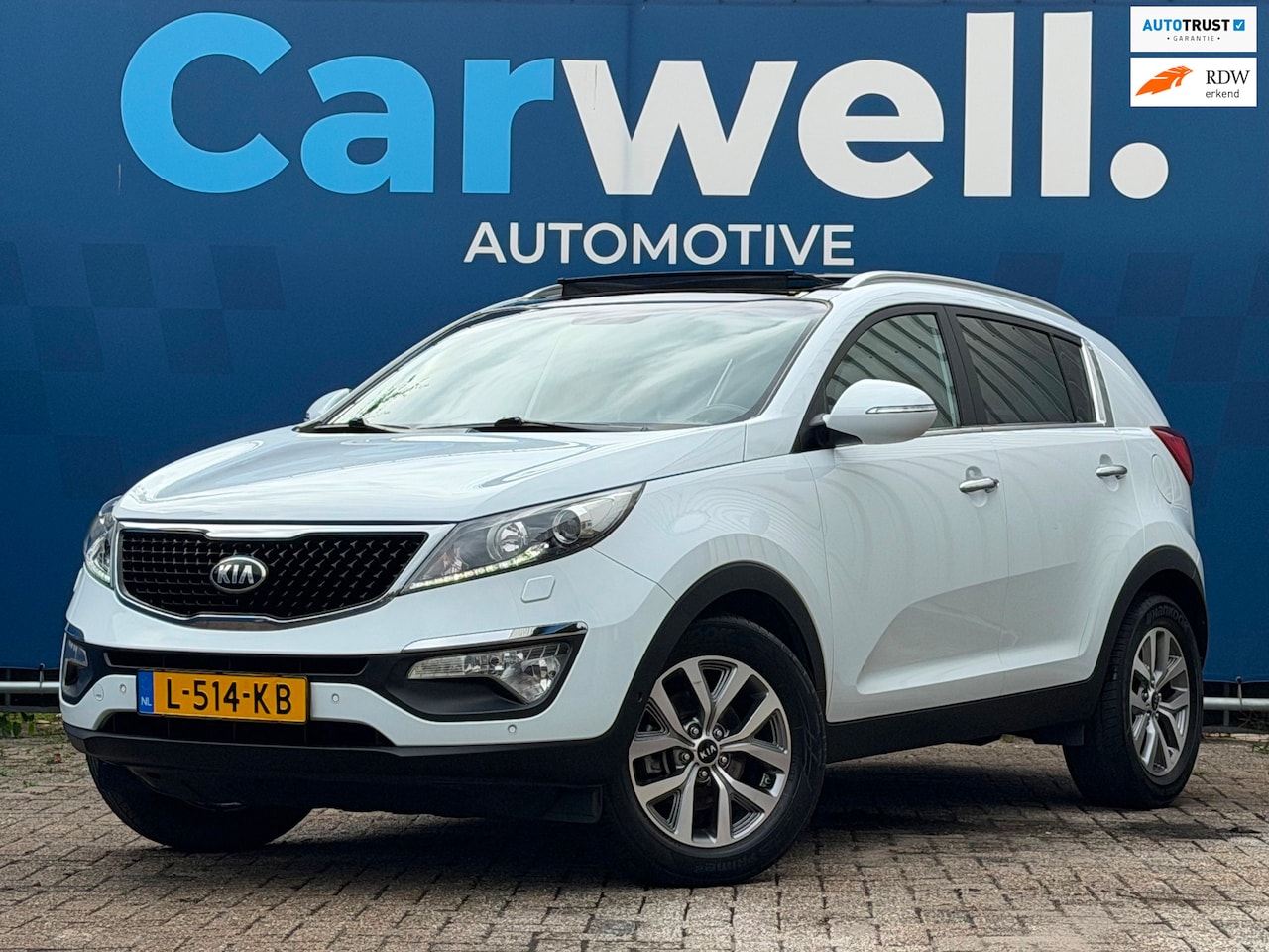 Kia Sportage - 1.6 GDI DynamicPlusLine|Navi|Pano|HalfLeder/Suède|StoelVW|CarPlay|PDC V+A|LMV|Apk tot 08-0 - AutoWereld.nl