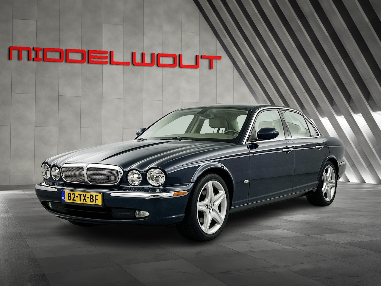 Jaguar XJ - 3.5 V8 ORG NL/1STE Eigenaar/memory stoelen/Leder/19inch lmv - AutoWereld.nl