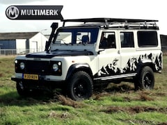 Land Rover Defender 110 - 2.5 TD5 SAFARI | GRIJS KENTEKEN 2P | LIER | LUXE STOEL | SNORKEL | DAKTENT FEMKES | RVS UI