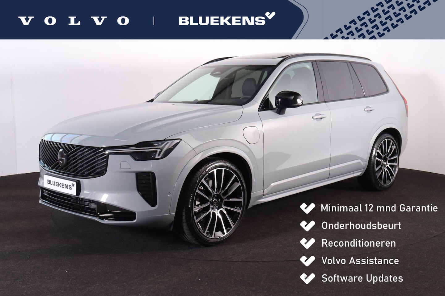 Volvo XC90 - T8 Recharge AWD Ultra Black Ed. Exec. - Luchtvering - Panorama/schuifdak - IntelliSafe Ass - AutoWereld.nl