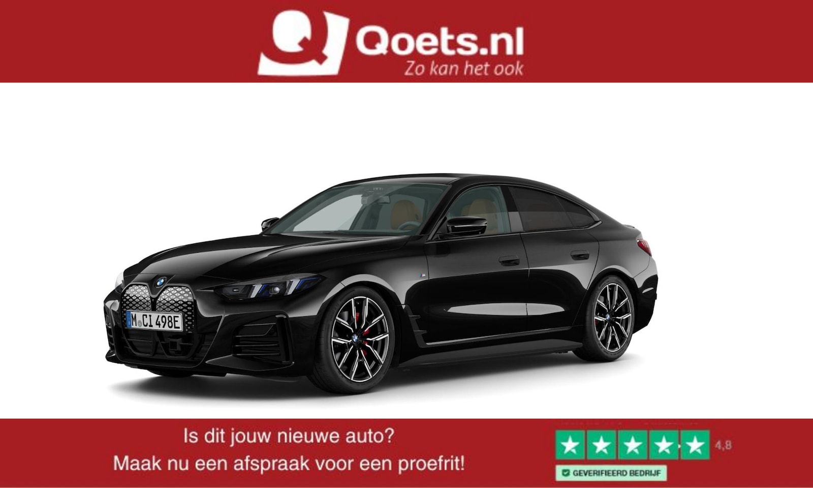 BMW i4 - eDrive40 M Sport Edition 84 kWh COMFORT PACK - INNOVATION PACK - Harman Kardon - Getinte R - AutoWereld.nl
