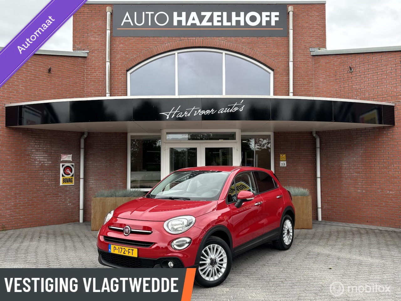 Fiat 500 X - 1.3 FireFly Turbo 150 Connect Automaat | PDC V+A | Camera | Bluetooth | Airco | Cruise Con - AutoWereld.nl