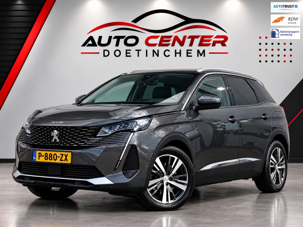 Peugeot 3008 - 1.6 HYbrid 225 Blue Lease Allure AUT|SOH98% - AutoWereld.nl
