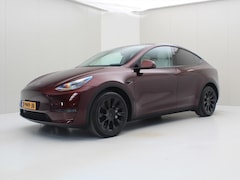 Tesla Model Y - Long Range AWD 75kWh 351pk 90.5% SoH [CHERRY RED+FSD+WIT LEDER+ AMD RYZEN+AUTOPILOT+20 INC