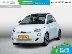 Fiat 500e - Icon 42 kWh l SOH 92, 8% | Clima | Cruise | Camera | 17" | Priv. Glass | Schuif/Kanteldak