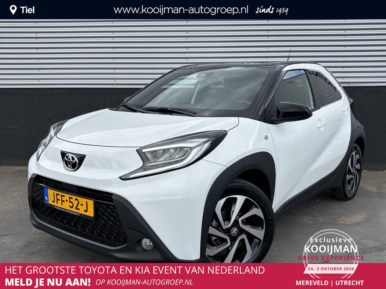 Toyota Aygo X - 1.0 VVT-i S-CVT Pulse Automaat, NL-auto, Lichtmetalen velgen, LED, Achteruitrijcamera, Nav - AutoWereld.nl