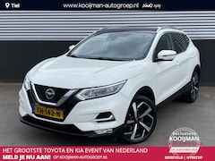 Nissan Qashqai - 1.2 Tekna Automaat, Trekhaak, Panoramadak, 360" Camera, Stoelverwarming, Navigatie, PDC