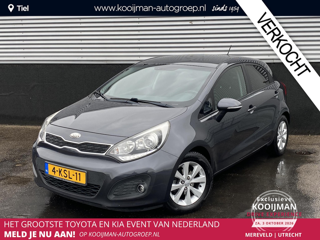 Kia Rio - 1.2 CVVT Super Pack Navigatie, airconditioning, parkeersensoren achter, afneembare trekhaa - AutoWereld.nl