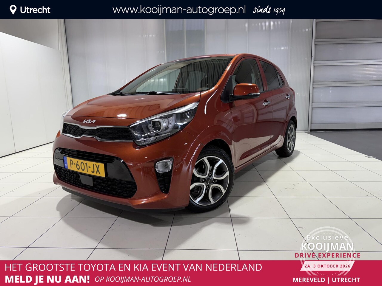 Kia Picanto - 1.0 DPi DynamicPlusLine AUTOMAAT, Apple Carplay/Android Auto, Navigatie, Camera. - AutoWereld.nl