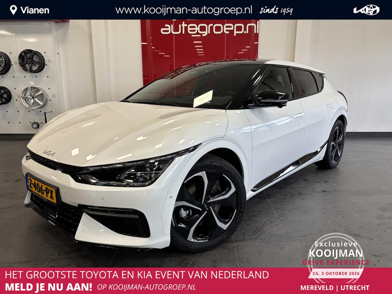Kia EV6 - GT-Line 77.4 kWh BTW Auto, Nederlandse Auto, Bomvol Opties!! - AutoWereld.nl