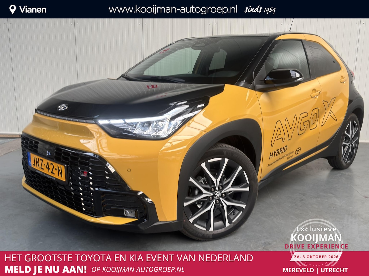 Toyota Aygo X - Hybrid 115 GR Sport DEMO KORTING, DIRECT LEVERBAAR, ZEER LUXE AUTO!!! - AutoWereld.nl