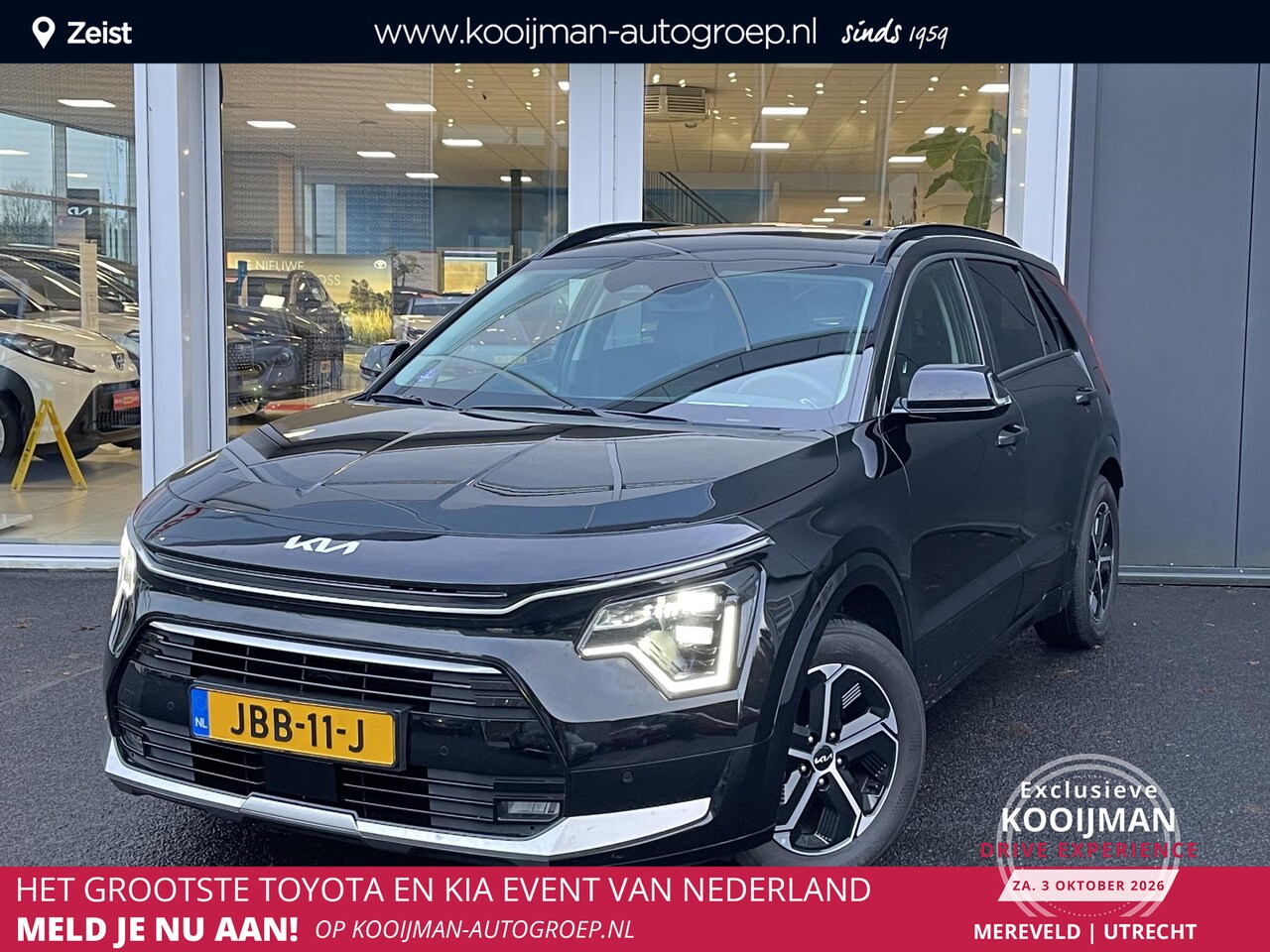 Kia Niro - 1.6 GDi Hybrid DynamicPlusLine Head-Up display | Elektrisch schuif-kanteldak | Navigatie | - AutoWereld.nl
