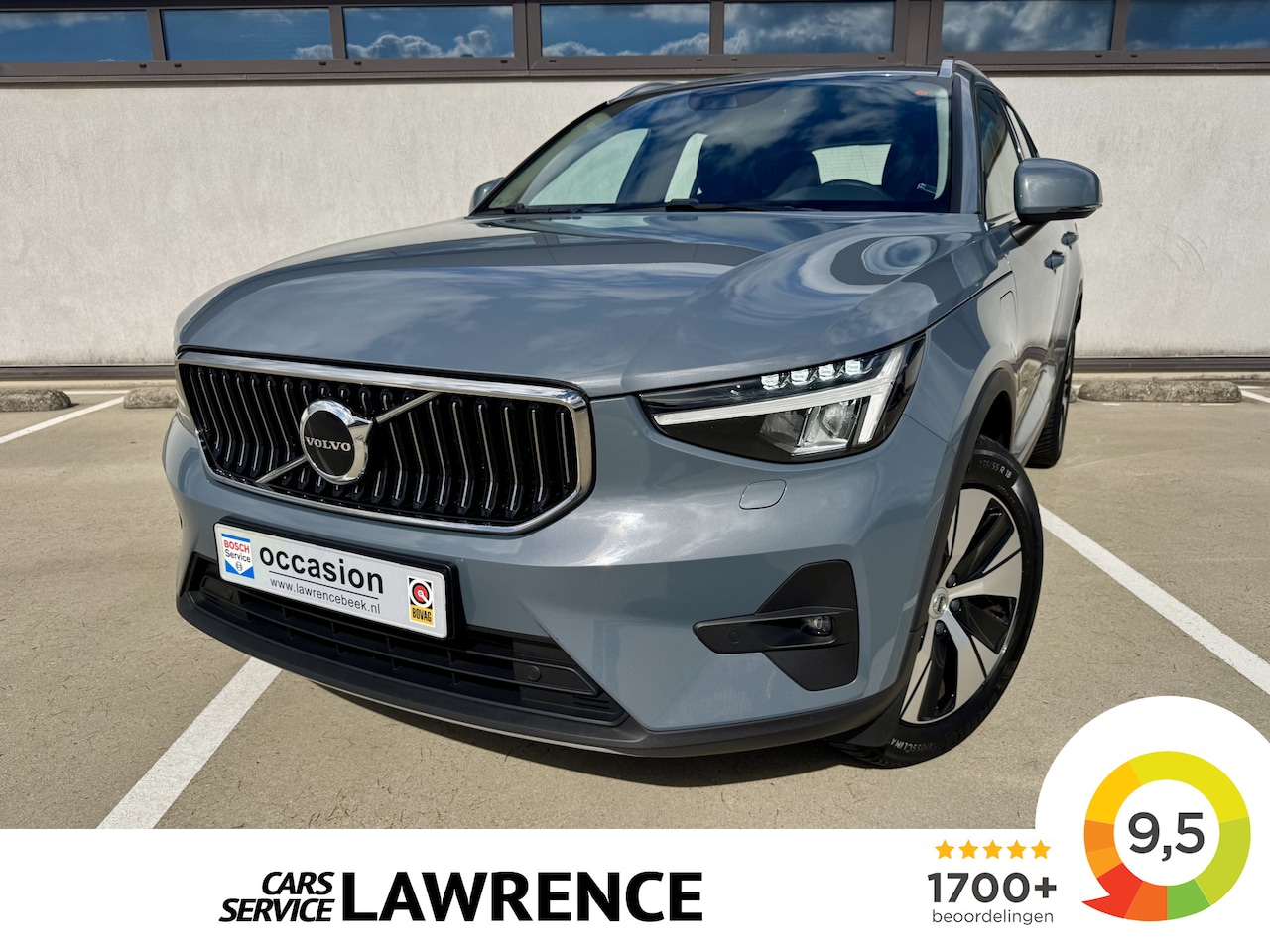 Volvo XC40 - 1.5 T4 Plug-in 211 PK hybrid Ultimate Bright | Thunder Grey | Clima en Charcoal Leather pa - AutoWereld.nl