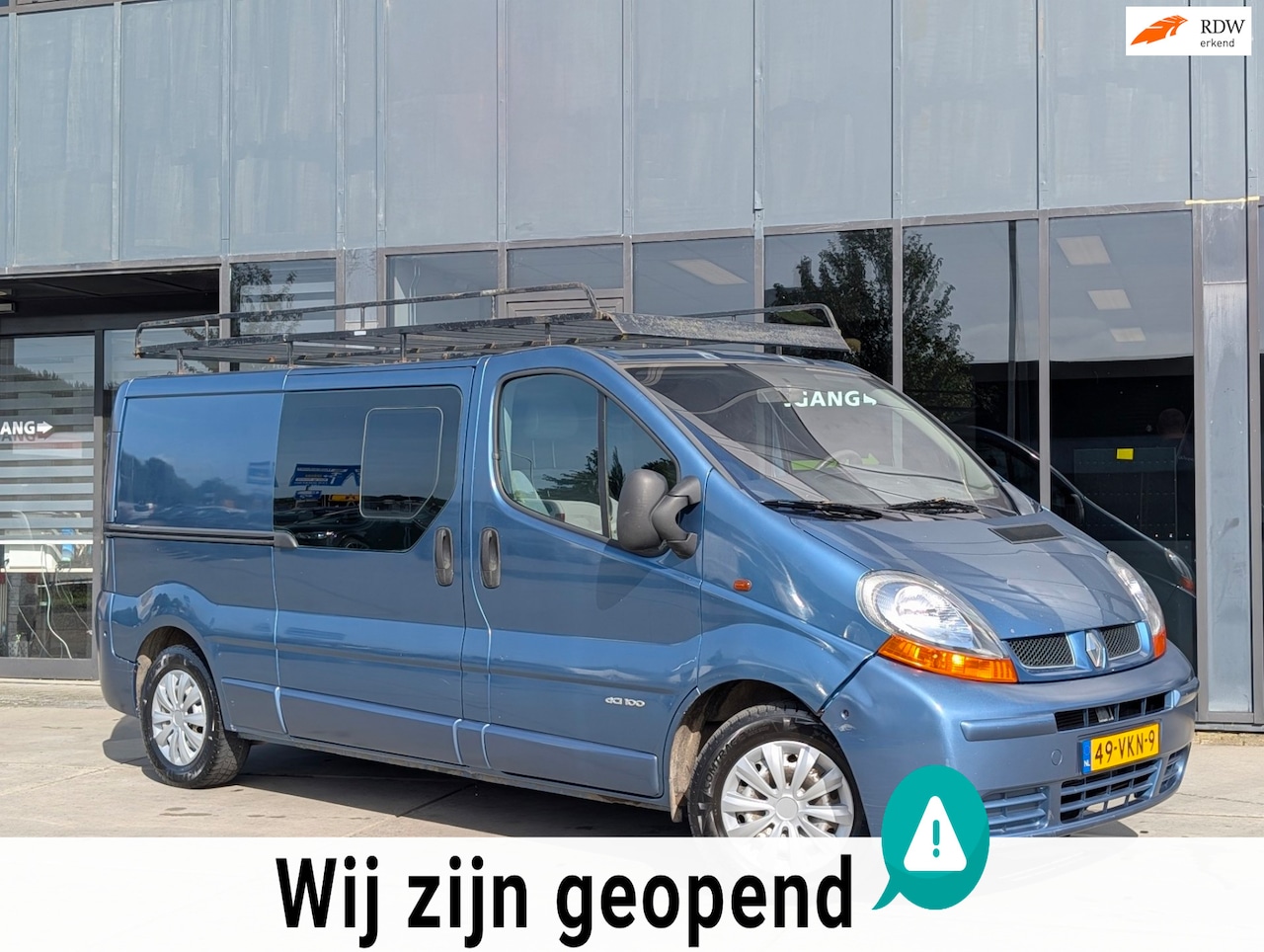 Renault Trafic - 1.9 dCi L2H1 DC - Airco - Trekhaak - AutoWereld.nl