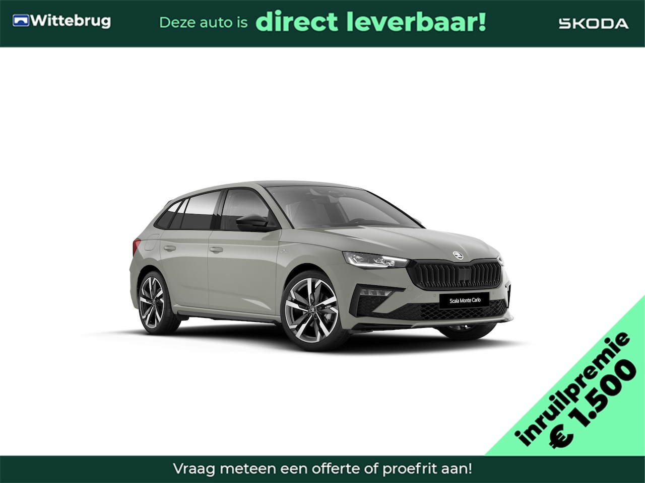 Skoda Scala - 1.0 TSI Monte Carlo € 1.000,00 inruilpremie - AutoWereld.nl