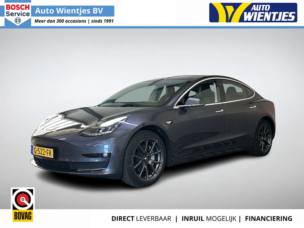 Tesla Model 3 - Standard RWD Plus 60kWh | SOH 84% | Pano | Leer - AutoWereld.nl