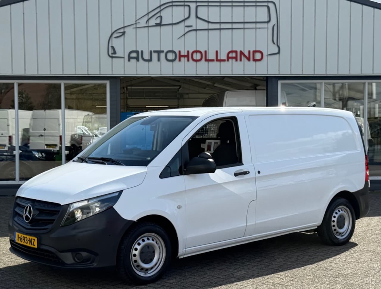 Mercedes-Benz Vito - 114 CDI 100KW 136PK AUTOMAAT EURO 6 AIRCO/ OMVORMER/ STANDKACHEL/ BEDRIJFSWAGENINRICHTING/ - AutoWereld.nl