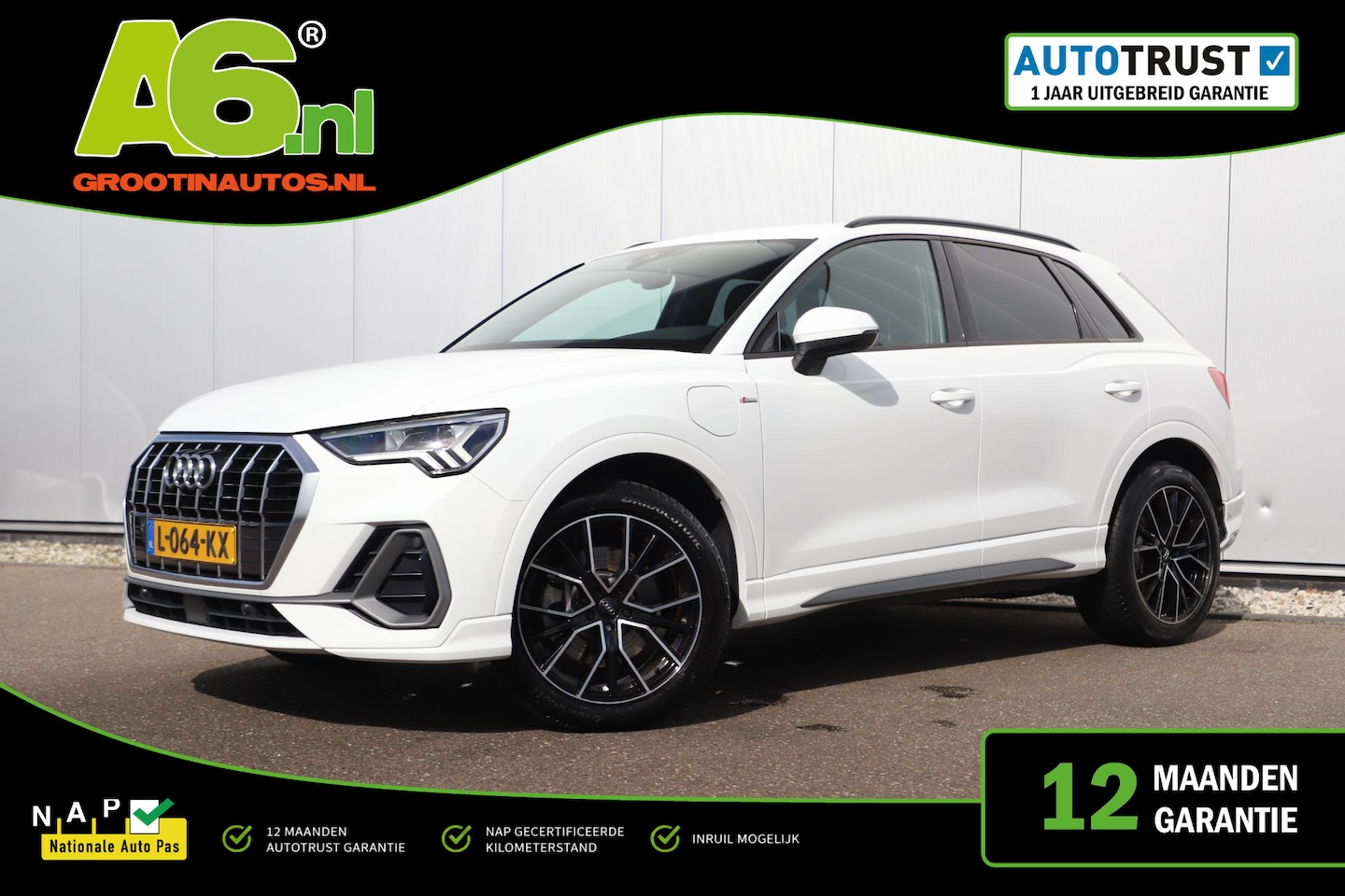 Audi Q3 - 45 TFSI e S edition Automaat 19 inch LMV Half Leder Navigatie Carplay Android Climate Crui - AutoWereld.nl