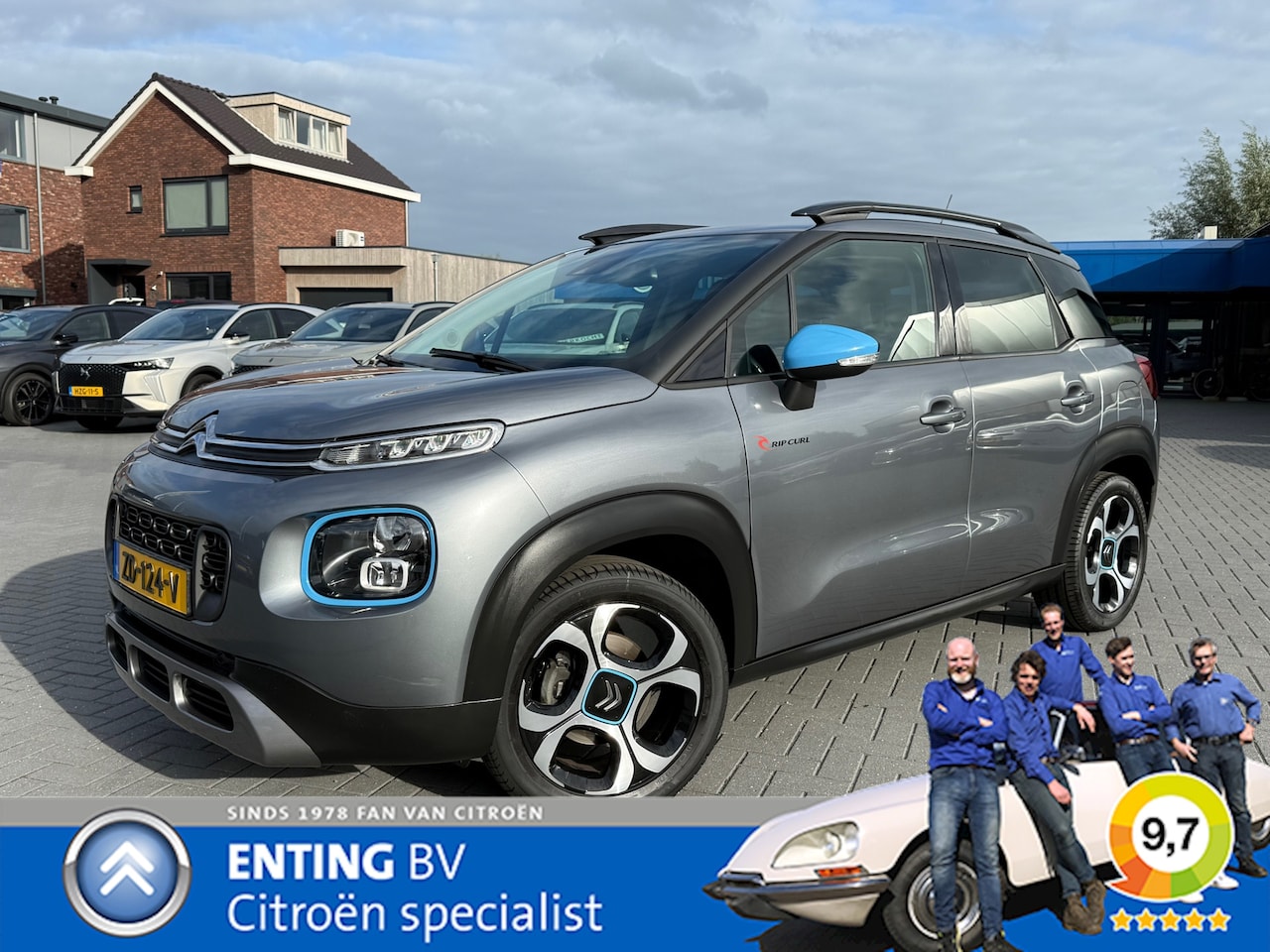 Citroën C3 Aircross - 1.2 PT RIP CURL H6 GRIP CONTROL CARPLAY/ANDROID NIEUWE DIS.RIEM - AutoWereld.nl