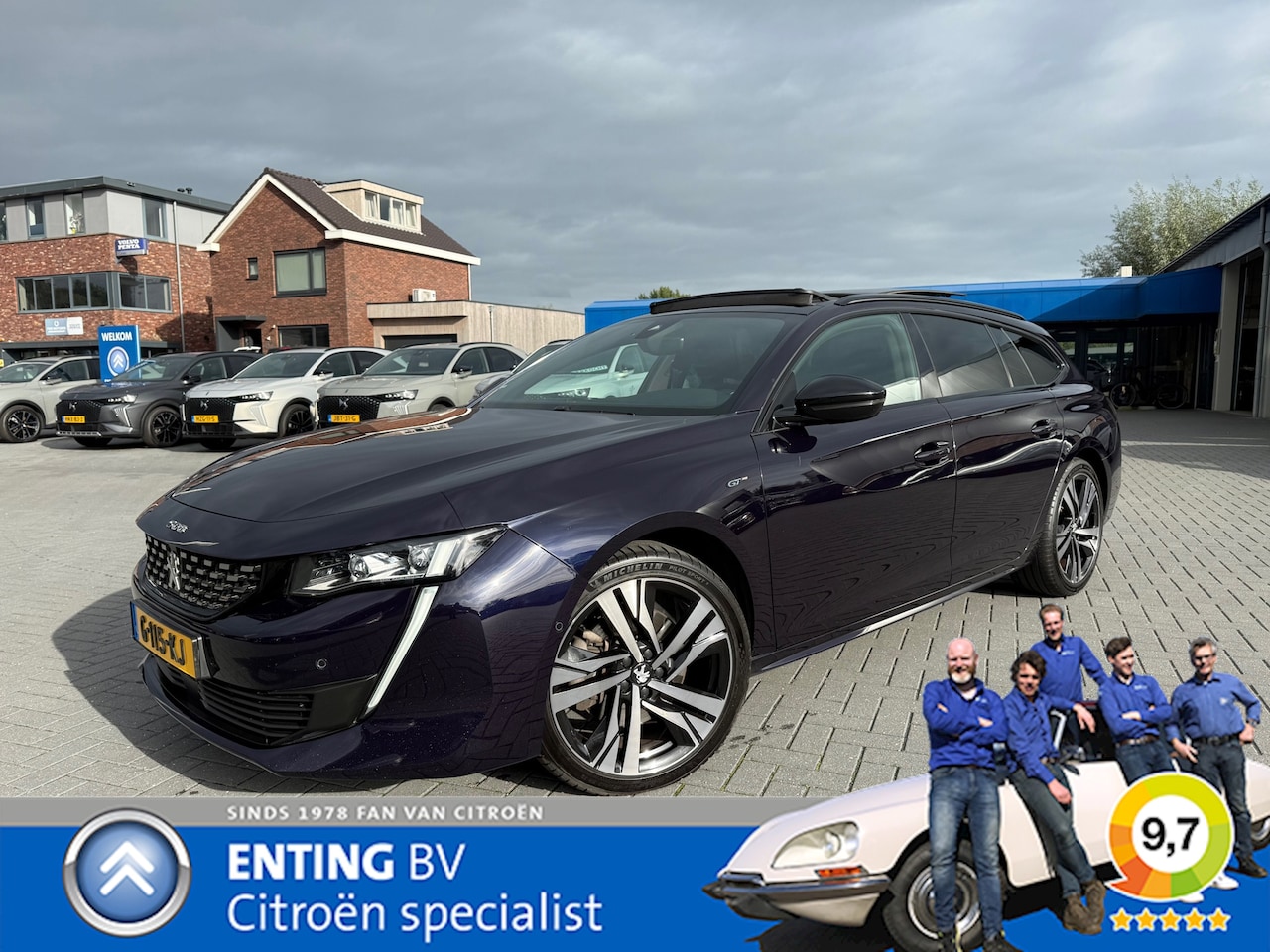 Peugeot 508 SW - 1.6 PT 225PK EAT8 FIRST EDITION SCHUIFDAK/LEER DEALER OH HIFI FOCAL NACHTZICHT - AutoWereld.nl