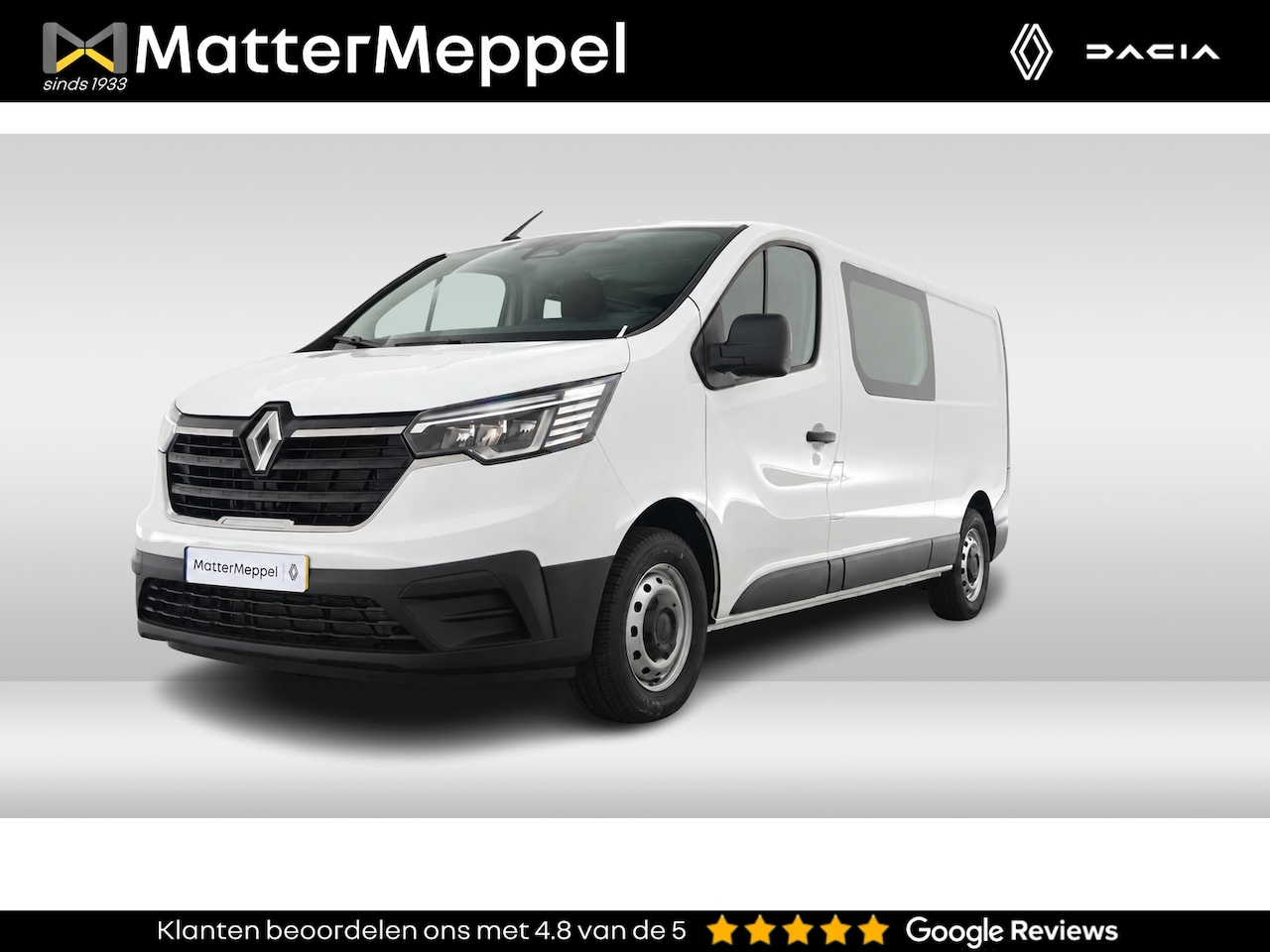 Renault Trafic - 2.0 Blue dCi 130 T29 L2H1 Start DC/Dubbelcabine | Trekhaak | Laadvloer | Betimmering | App - AutoWereld.nl