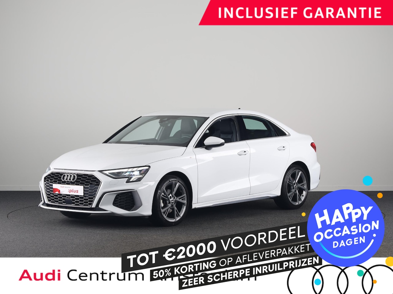 Audi A3 Limousine - 30 TFSI S edition 110 pk S-tronic | Verlengde garantie | Navigatie | Parkeersensoren achte - AutoWereld.nl