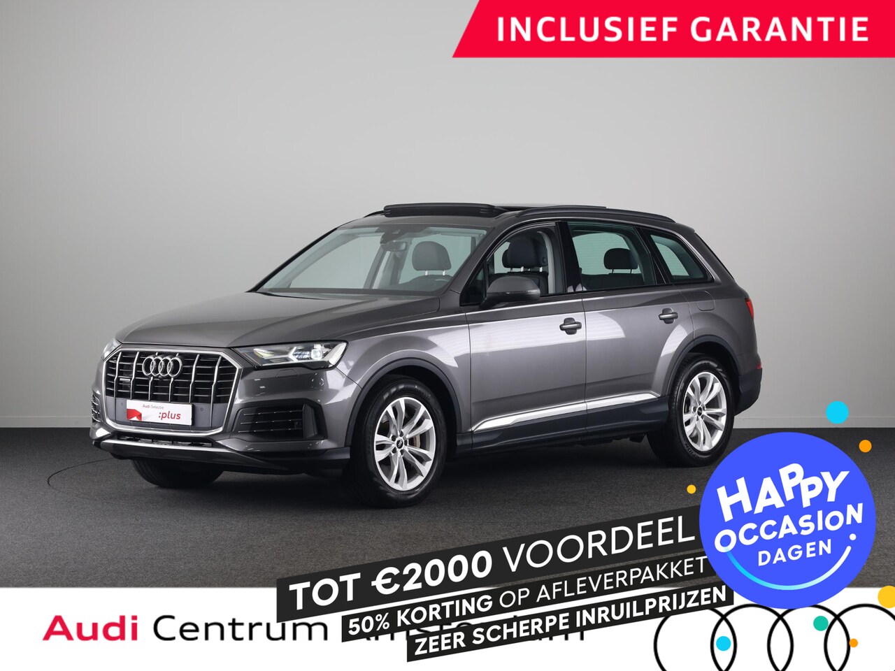 Audi Q7 - 55 TFSI e quattro Pro Line 340pk | Panoramadak | Parkeercamera | Lederen bekleding | Elekt - AutoWereld.nl