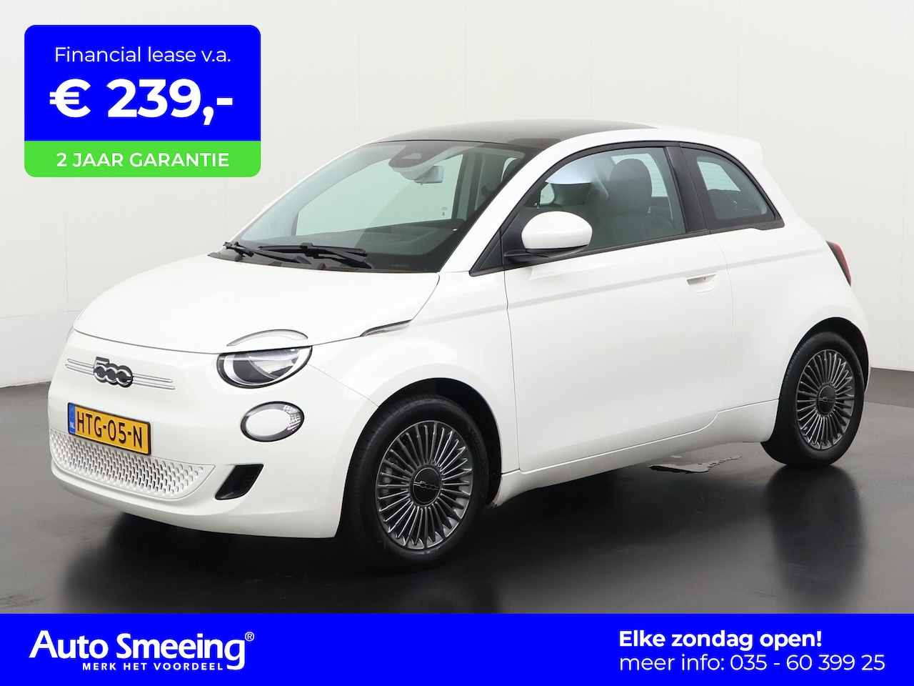 Fiat 500e - Icon 42 kWh | SOH 95% | Panoramadak | Digital Cockpit | Navigatie | Zondag Open! - AutoWereld.nl