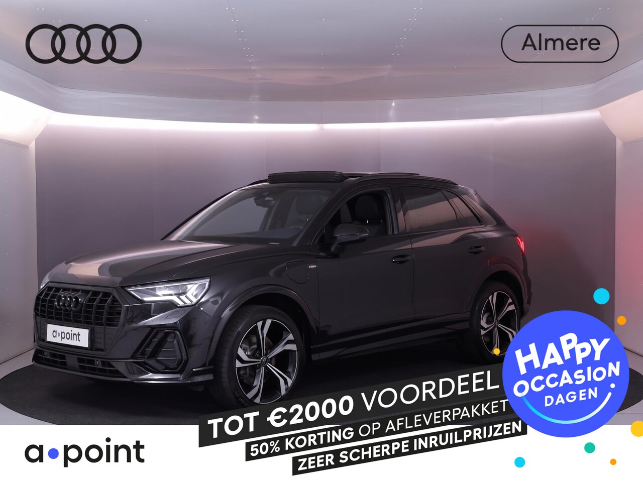 Audi Q3 - 45 TFSI e S edition 245 pk S-tronic | Private lease vanaf €855,- pm | Panoramadak | Parkee - AutoWereld.nl