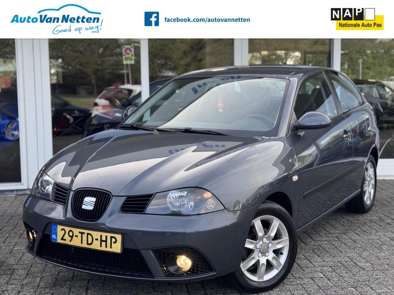 SEAT Ibiza - 1.4-16V 100pk, Sensation,Clima,Cruise,Radio/cd,Lm-sportvelgen. - AutoWereld.nl