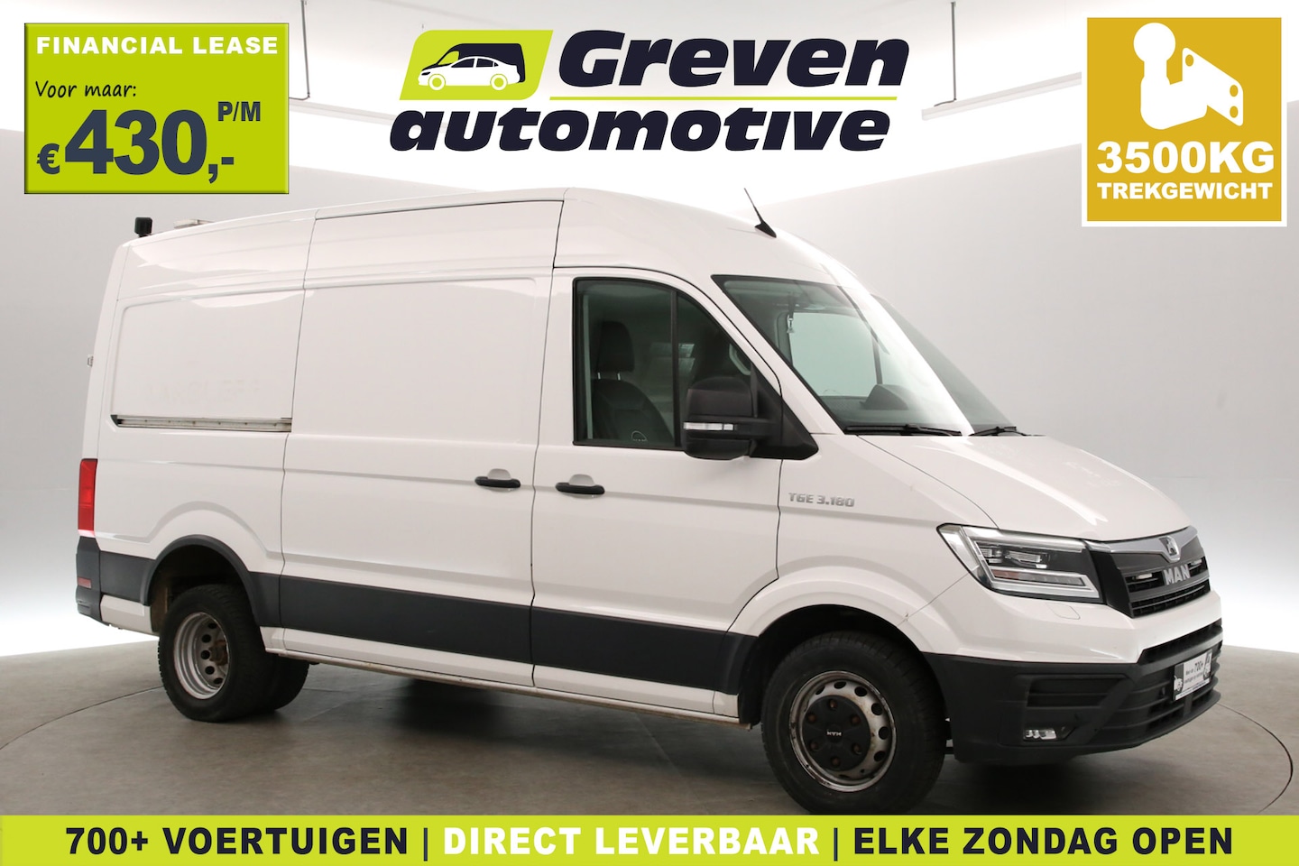 MAN TGE - 2.0 TDI 177PK L3H3 | Automaat | Dubbellucht | 3500KG Trekgew. | Airco | Cruise | Camera | - AutoWereld.nl