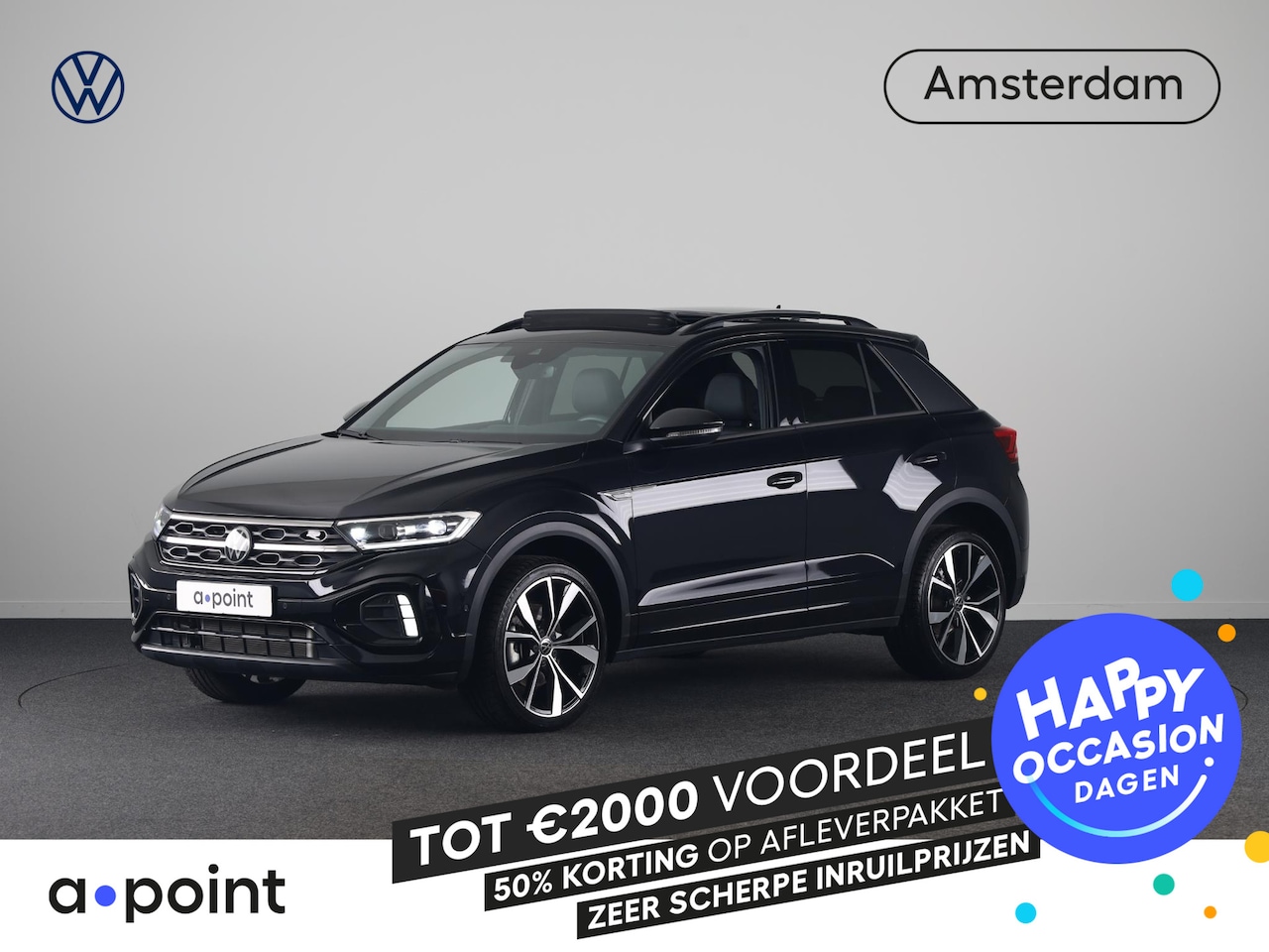Volkswagen T-Roc - 1.5 TSI R-Line 150 pk Automaat (DSG) | Navigatie via App | Panoramadak | Parkeersensoren ( - AutoWereld.nl