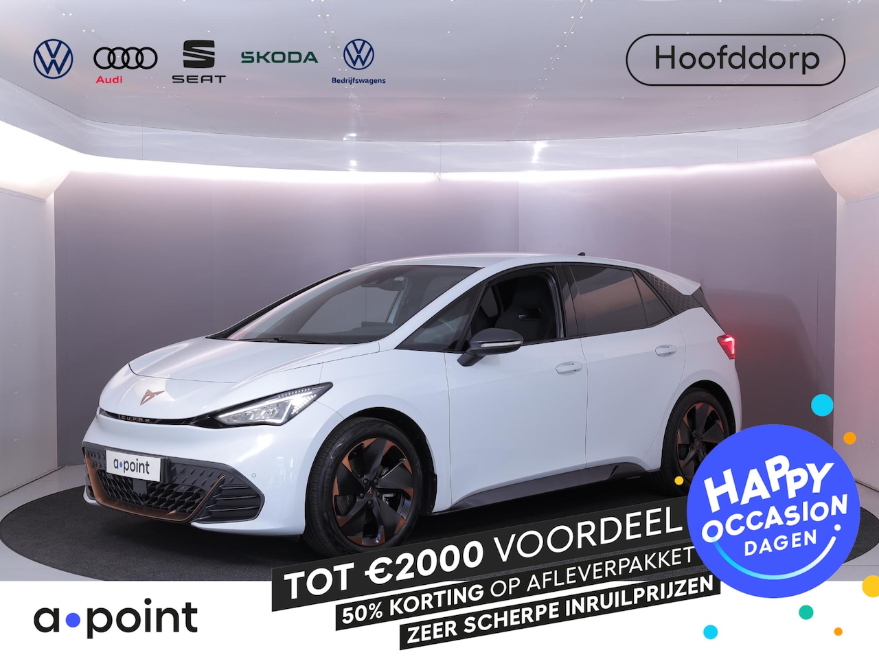 CUPRA Born - Adrenaline One 62 kWh 204pk | SOH 93,71% | Navigatie | Parkeercamera | Lichtmetalen velgen - AutoWereld.nl